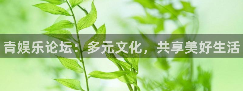 聚彩体育3在线注册：青娱乐论坛：多元文化，共享美好生活
